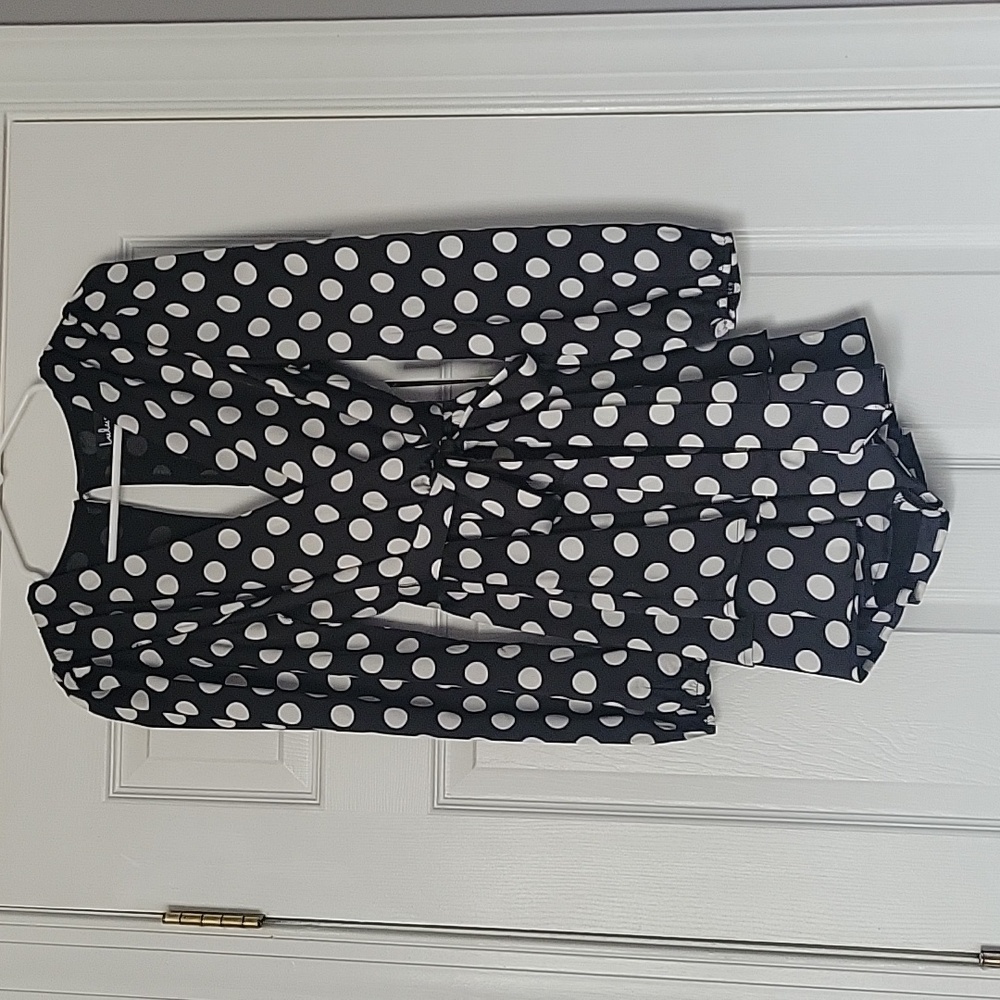 NWT Small Lulus Polka Dot Ruffle Romper